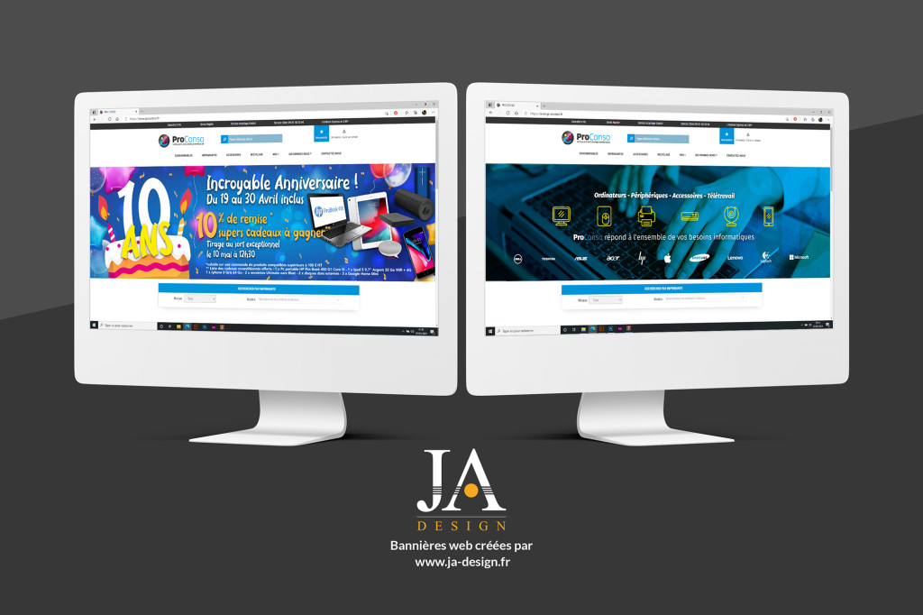 Par JA Design - Graphiste freelance à Bordeaux Création de Posts et Bannières pour les Réseaux Sociaux