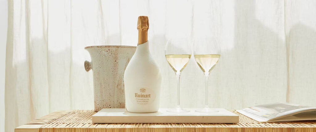 Tendances Étiquettes Vin et Spiritueux 2024 - Etiquette bouteille et packaging Ruinart